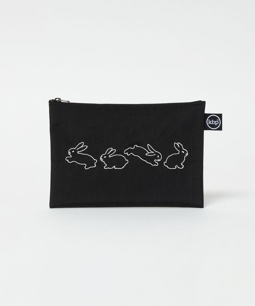ASTRAET/＜kitty bunny pony＞BouncingBunnies blk ポーチ Mサイズ/ポーチ