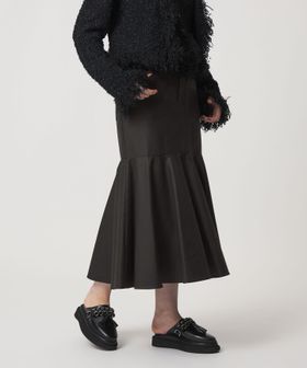 ASTRAET/＜ASTRAET＞コットン ドッキング フレアスカート/ミモレ / ロング