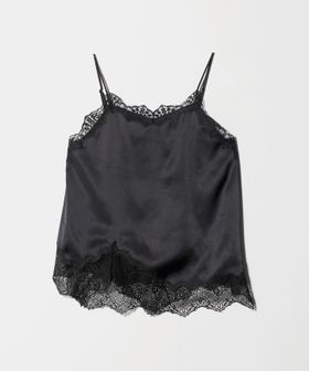 ASTRAET/＜ASTRAET＞サテン レース コンビ キャミソール/シャツ / ブラウス