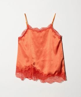 ASTRAET/＜ASTRAET＞サテン レース コンビ キャミソール/シャツ / ブラウス