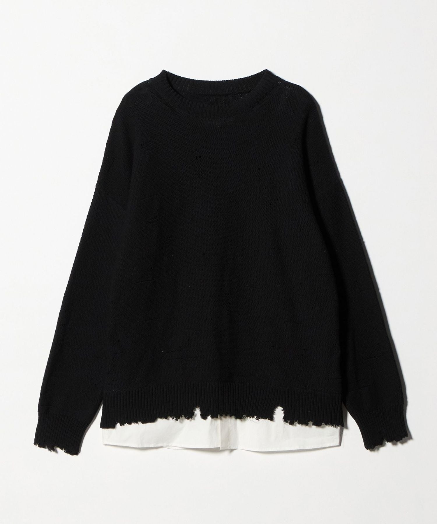 MAISON MARGIELA＞ダメージ クルーネックニット