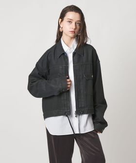 ASTRAET/＜ASTRAET＞コーティング ジップ デニムジャケット UNISEX/デニムジャケット