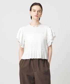 ASTRAET/＜ASTRAET＞フリル ショートスリーブカットソー/Tシャツ / カットソー