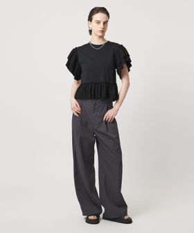 ASTRAET/＜ASTRAET＞フリル ショートスリーブカットソー/Tシャツ / カットソー