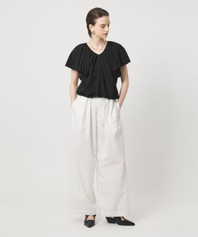 ASTRAET/＜ASTRAET＞フリルギャザー Vネックブラウス/シャツ / ブラウス