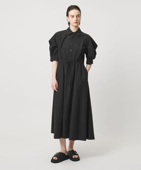 ASTRAET/＜ASTRAET＞パワーショルダー フレアワンピース/ワンピース