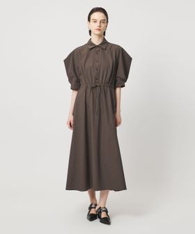 ASTRAET/＜ASTRAET＞パワーショルダー フレアワンピース/ワンピース