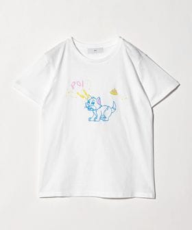 PoI/＜PoI＞PRT CAT UFO クルーネックTシャツ/Tシャツ / カットソー