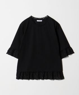 ASTRAET/＜ASTRAET＞レース コンビ クルーネックTシャツ/Tシャツ / カットソー
