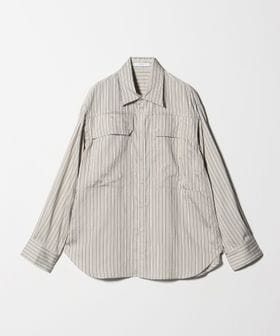 ASTRAET/＜ASTRAET＞ ビッグポケット ストライプ レギュラーカラーシャツ/シャツ / ブラウス