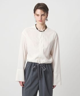 ASTRAET/＜ASTRAET＞ジップ ノーカラーブラウス/シャツ / ブラウス