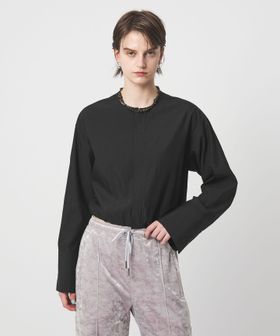 ASTRAET/＜ASTRAET＞ジップ ノーカラーブラウス/シャツ / ブラウス