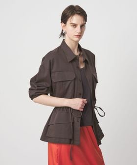 ASTRAET/＜ASTRAET＞コットン ミリタリーシャツブルゾン/ミリタリージャケット