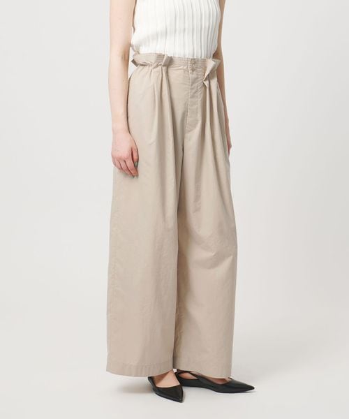 ASTRAET/＜ASTRAET＞ウエストゴム ギャザーワイドパンツ/イージーパンツ