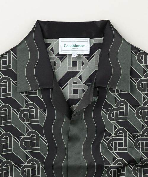 CASABLANCA＞ CUBAN COLLAR SHIRT/シャツ