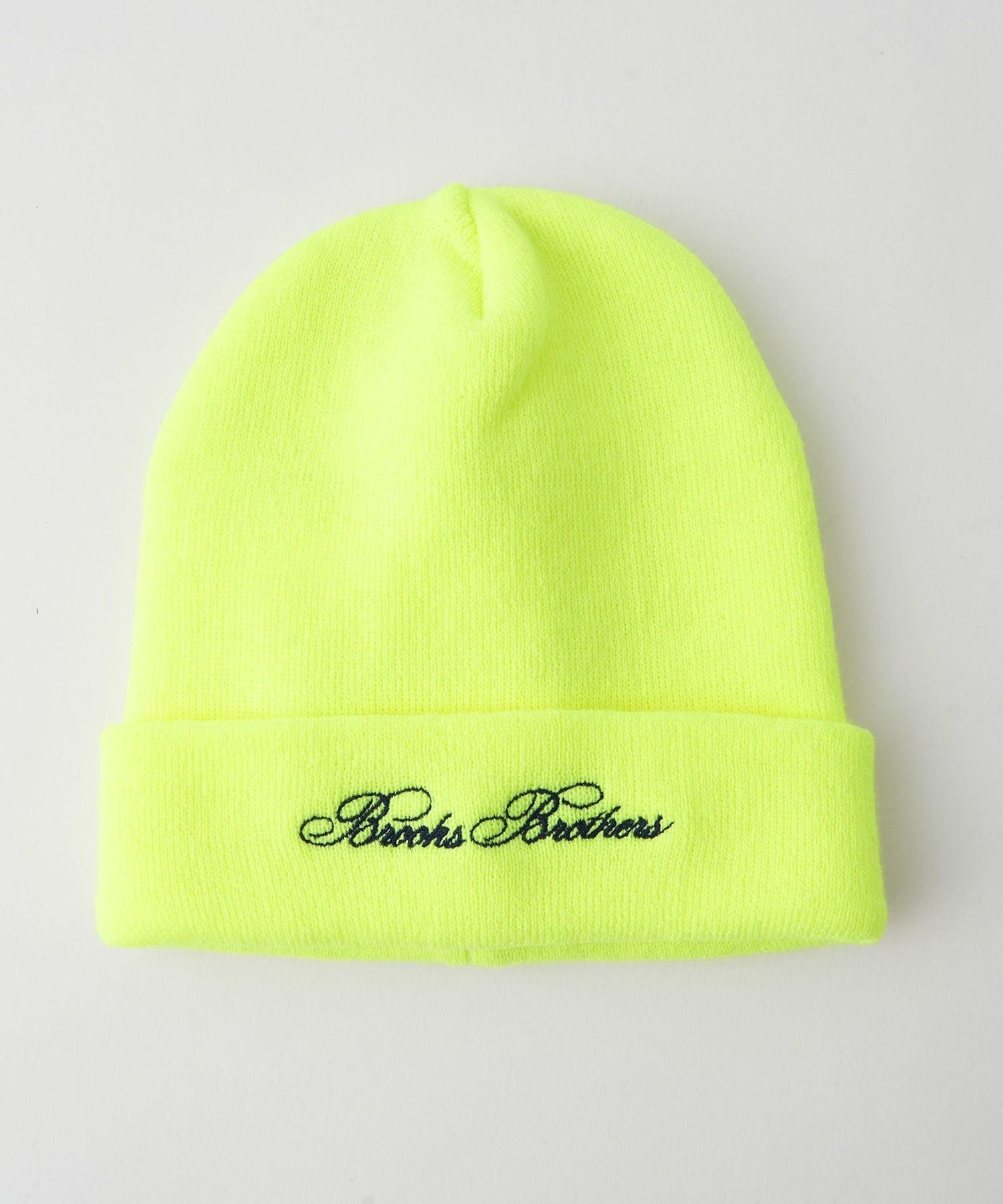 NEAT ニート　BrooksBrothers ニット帽　イエロー Brooks Brothers × NEAT for UNITED ARROWS & SONS＞ KNIT CAP