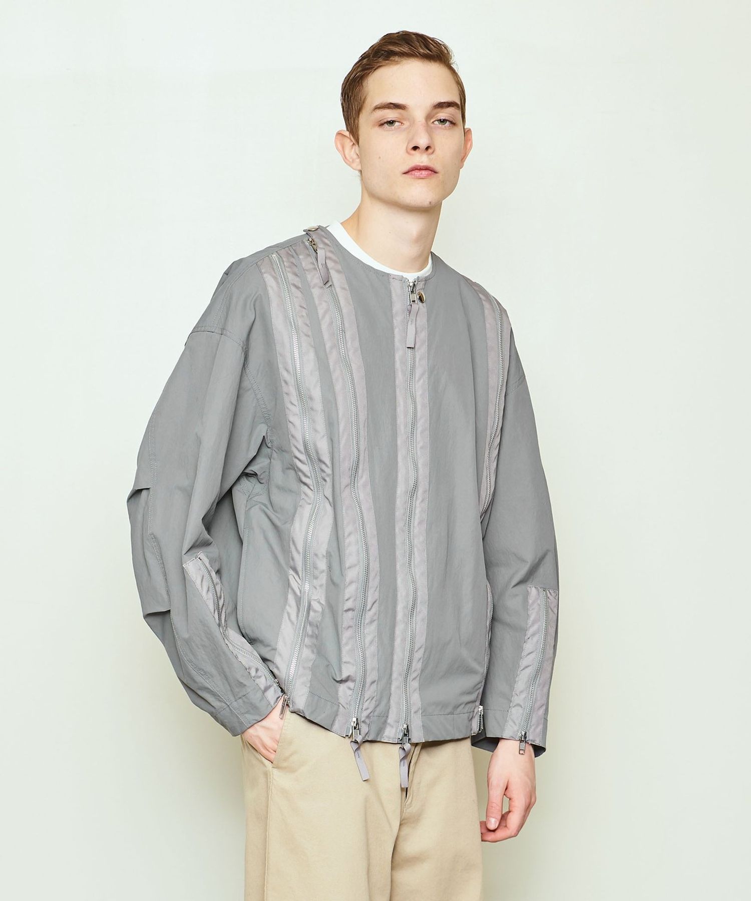 ALMOSTBLACK＞ MIL BLOUSON/ブルゾン