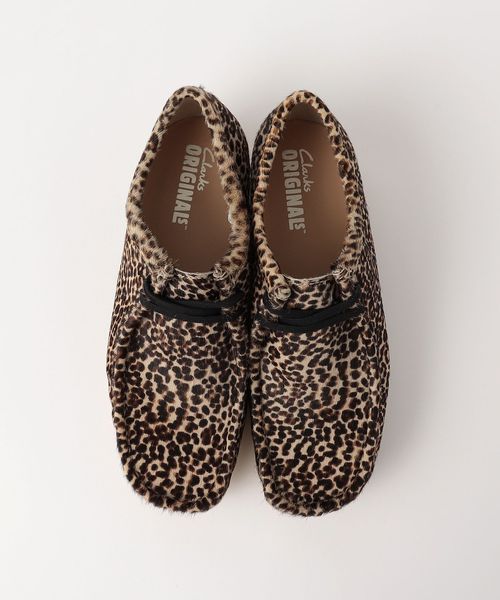 Clarks＞ Wallabe Leopard/シューズ