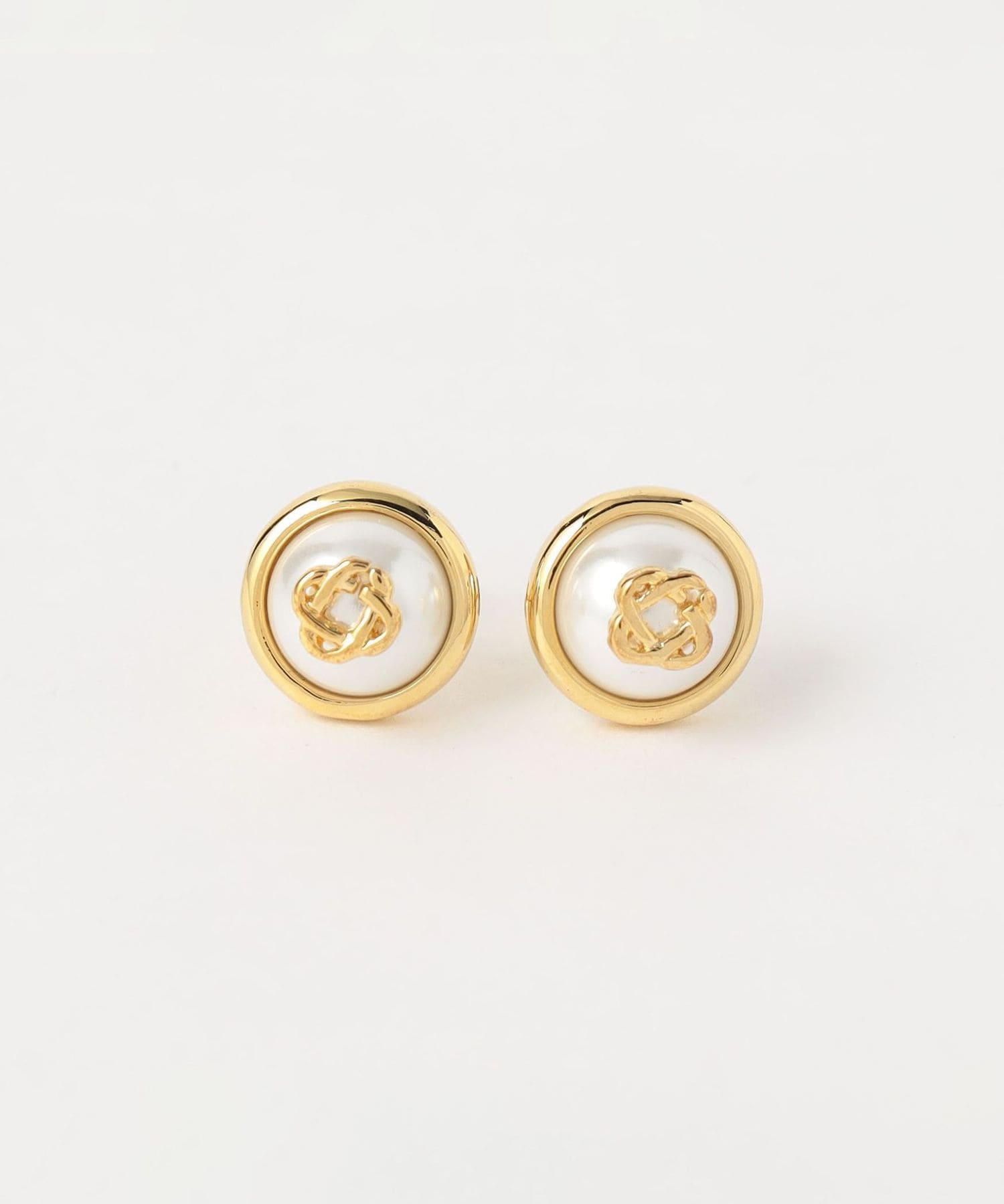 CASABLANCA＞ LOGO STUD EARRING/ピアス