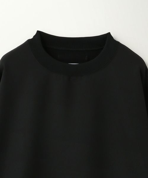 UNITED ARROWS & SONS ブラック L リブクルーシャツ UNITED ARROWS & SONS by DAISUKE OBANA ＋10＞ RIB CREW/クルー