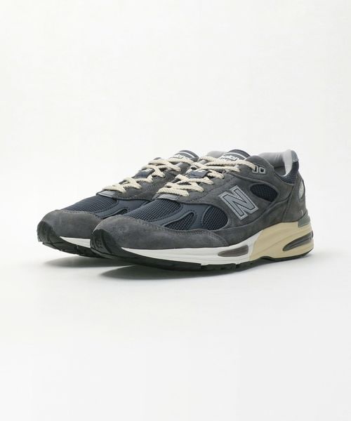 美品　New Balance U991GG2/スニーカー New Balance U991GG2 GRAY/NAVY （ニューバランス U991GG2