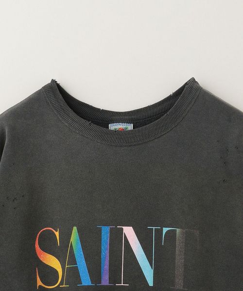 ＜SAINT M××××××＞ RAINBOW SWEAT/スウェット/関税なし SAINT M××××××＞ RAINBOW SWEAT/スウェットシャツ