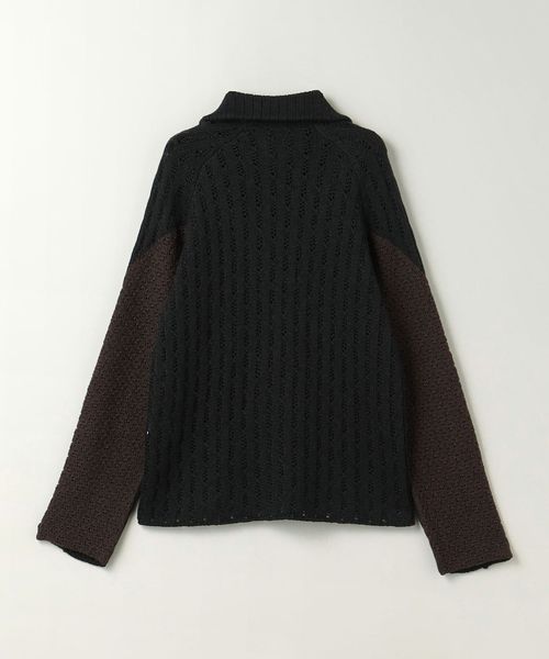 UNITED ARROWS 近年モデル メッシュクルーネックフラワーニット BEAUTY&YOUTH UNITED ARROWS（ビューティーアンドユース