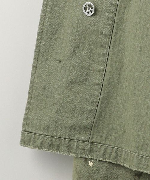 READYMADE＞ HBONE SHIRT JACKET/シャツジャケット