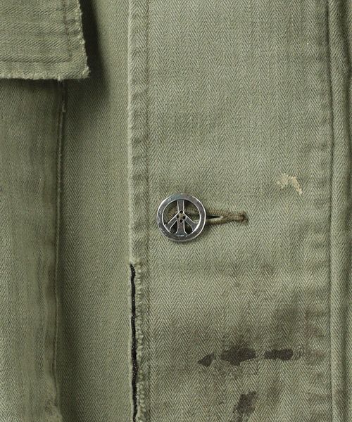 すぐお届け【READYMADE】HBONE SHIRTJACKET / シャツジャケット READYMADE＞ HBONE SHIRT JACKET/シャツジャケット
