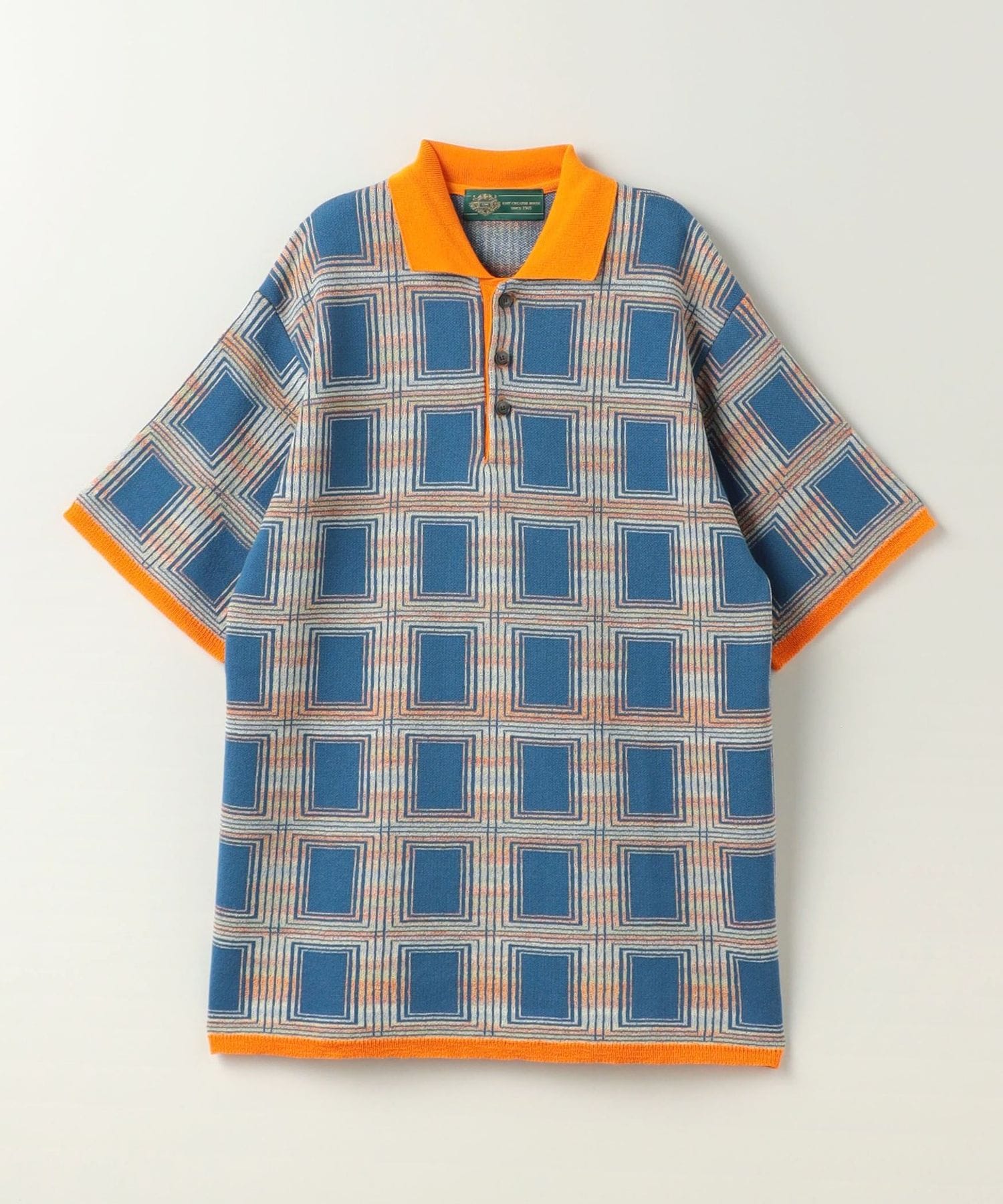 【新品】gim CONTEXT/ジム Ombre Check ニットポロシャツ 5500024S0298_x1_a014.jpg