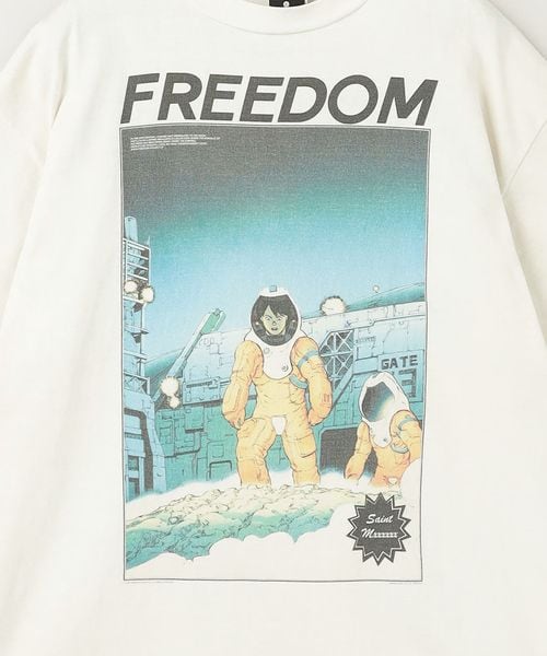 【極美品】SAINT MAICHAEL × FREEDOM Tシャツ ASTRO FREEDOM SAINT Mxxxxxx ASTRO Short sleeve T-shirt _ FASCINATE