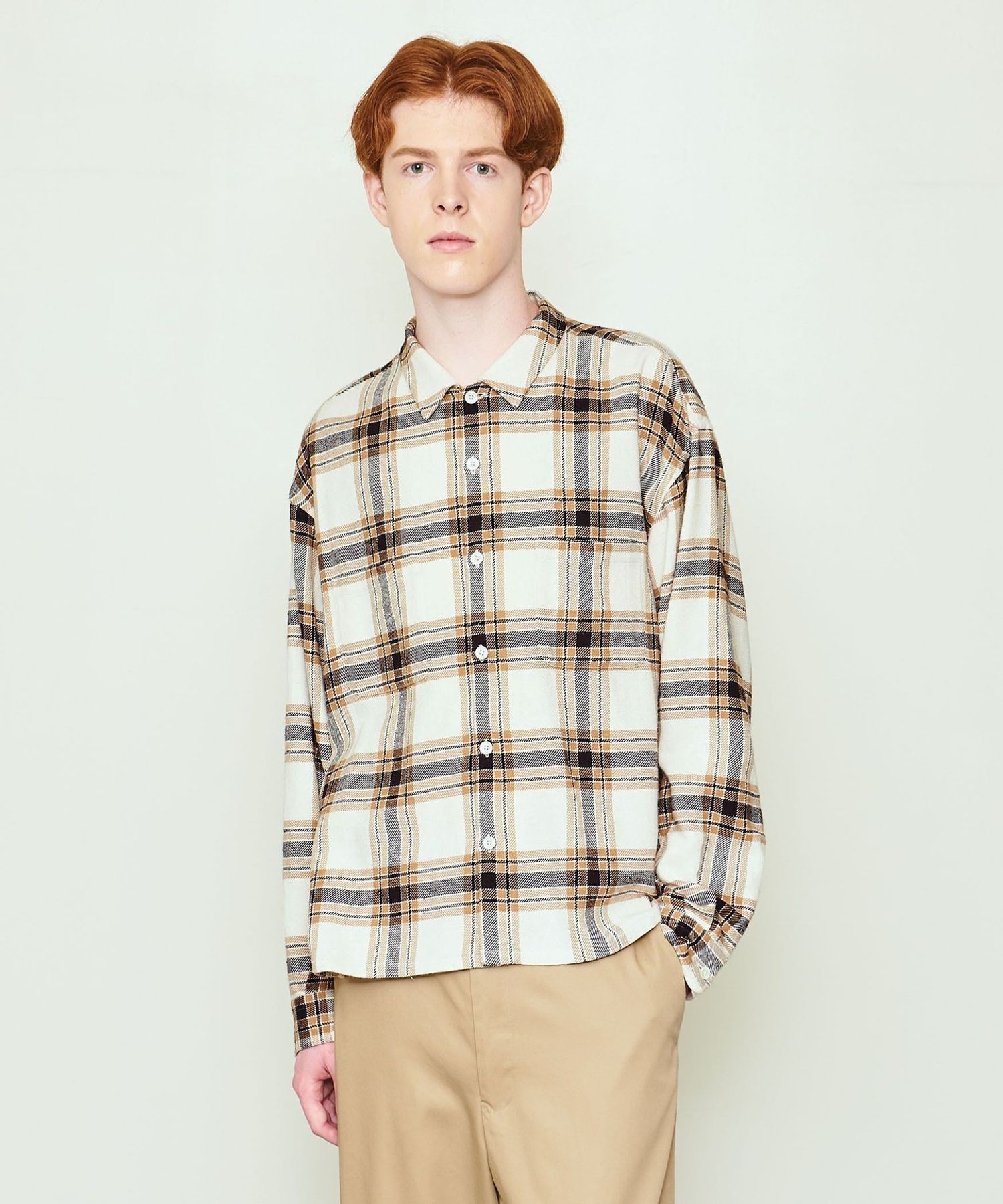 UNITED ARROWS & SONS＞ C/S CHECK BOXY SHIRT/シャツ