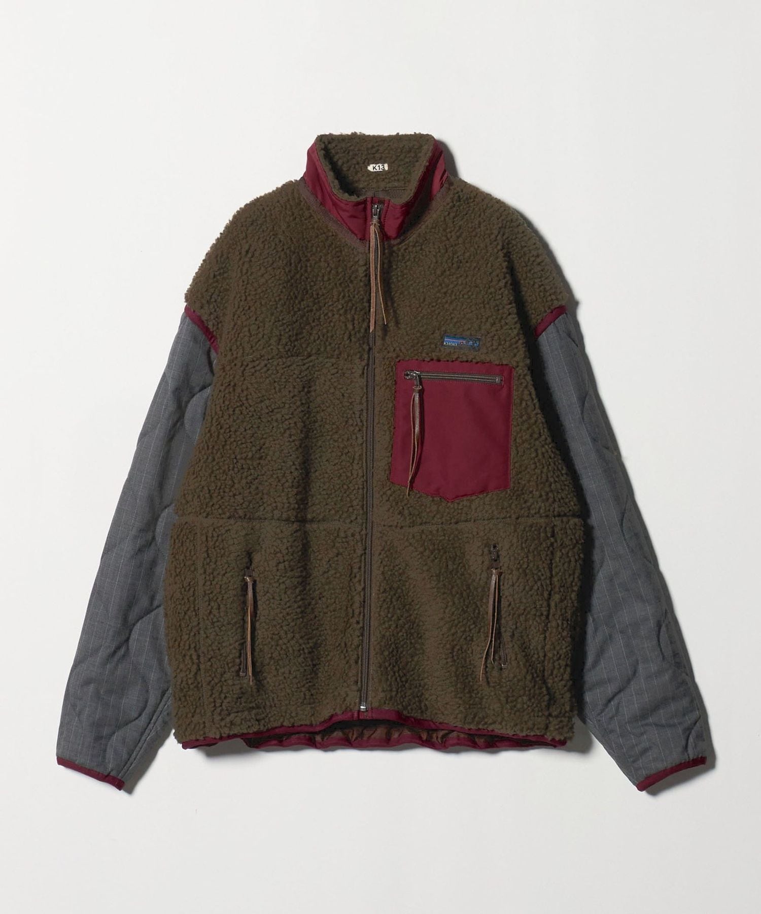★OY★ARCHIVE LOGO T-FOREST GREEN★正規品/韓国直送料込/人気 KHOKI＞ FLEECE―TX JACKET/ジャケット