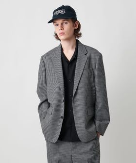 UNITED ARROWS & SONS/＜UNITED ARROWS & SONS＞ WOOL CHECK BOXY 2B JACKET/テーラードジャケット/セットアップ ジャケット