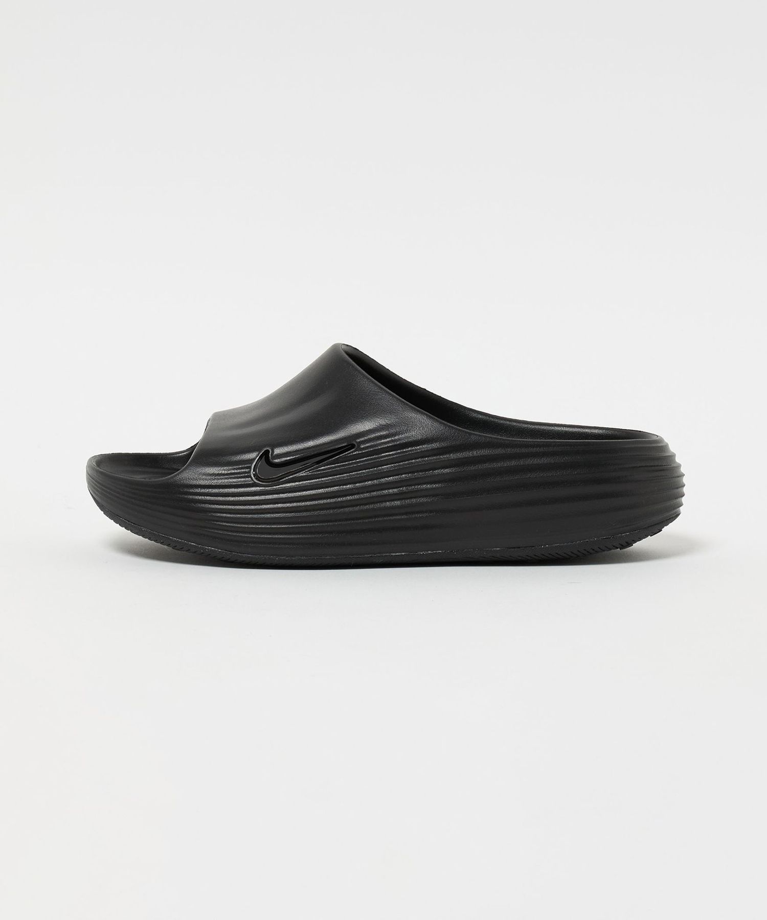 Nike ReactX Rejuven8 ナイキ ブラック サンダル 27cm NIKE REACTX REJUVEN8 Black Cool Grey Volt ナイキ リアクト