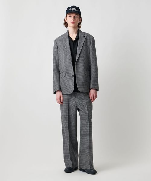 【定価22000円】UNITED ARROWS＆SONS スラックス黒M UNITED ARROWS & SONS by DAISUKE OBANA ＋10＞ TRACK PANTS