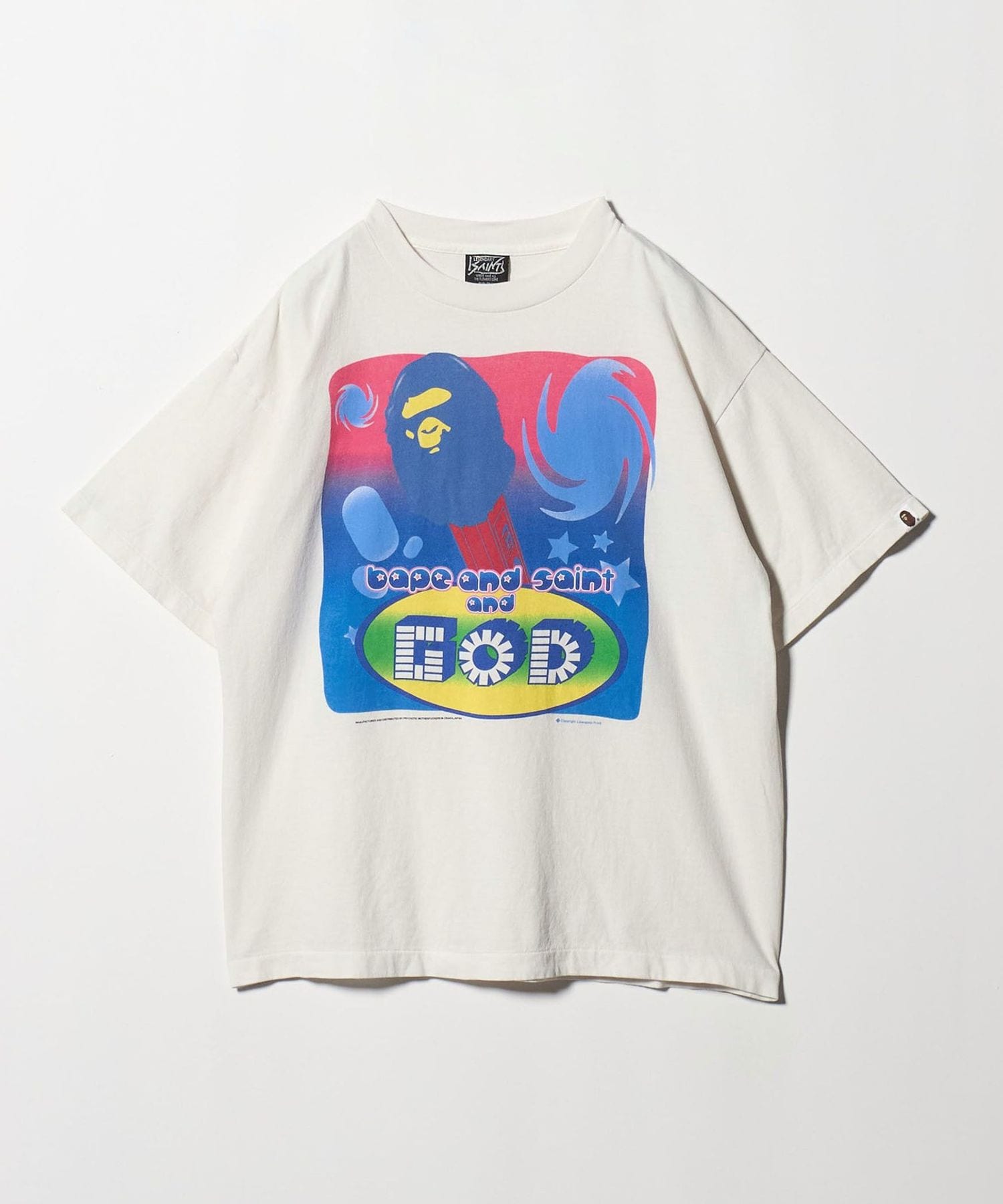 A BATHING APE アベイシングエイプ 初期タグ 龍 プリント シャツM AAPE