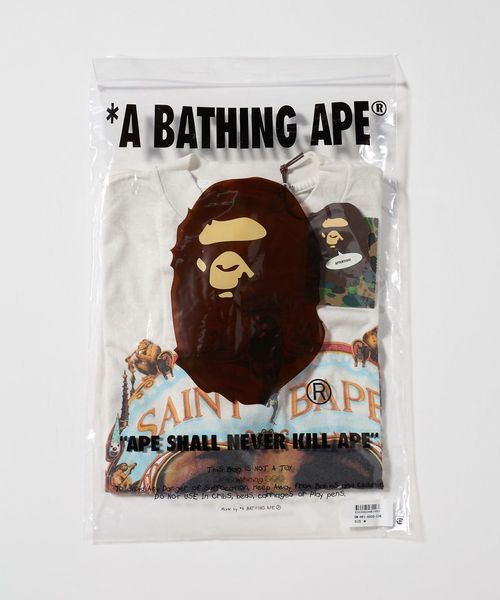 A BATHING APE × SAINT M××××××＞ BAPE GENERATION/Tシャツ