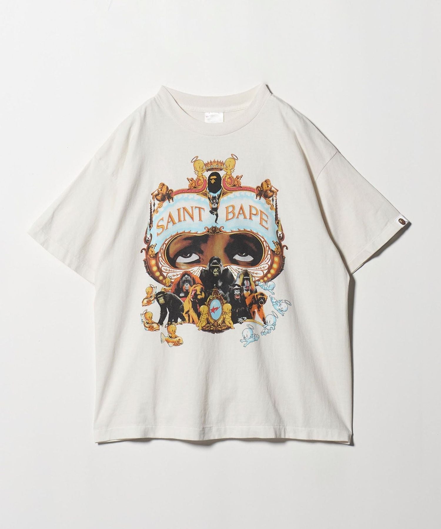 A BATHING APE × SAINT M××××××＞ BAPE GENERATION/Tシャツ