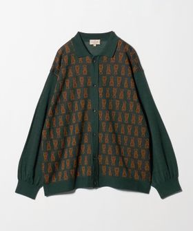 NEZU YOHINTEN/＜NEZU YOHINTEN＞ TIGER KNIT SHIRT/カーディガン/カーディガン / ボレロ