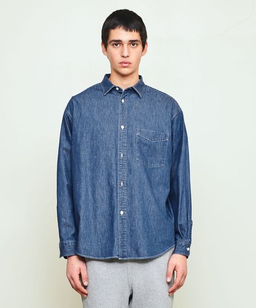 ユナイテッドアローズ購入 Health DENIM シャツ 別注】＜Healthy DENIM＞デニムスカート デニムパンツ デニム