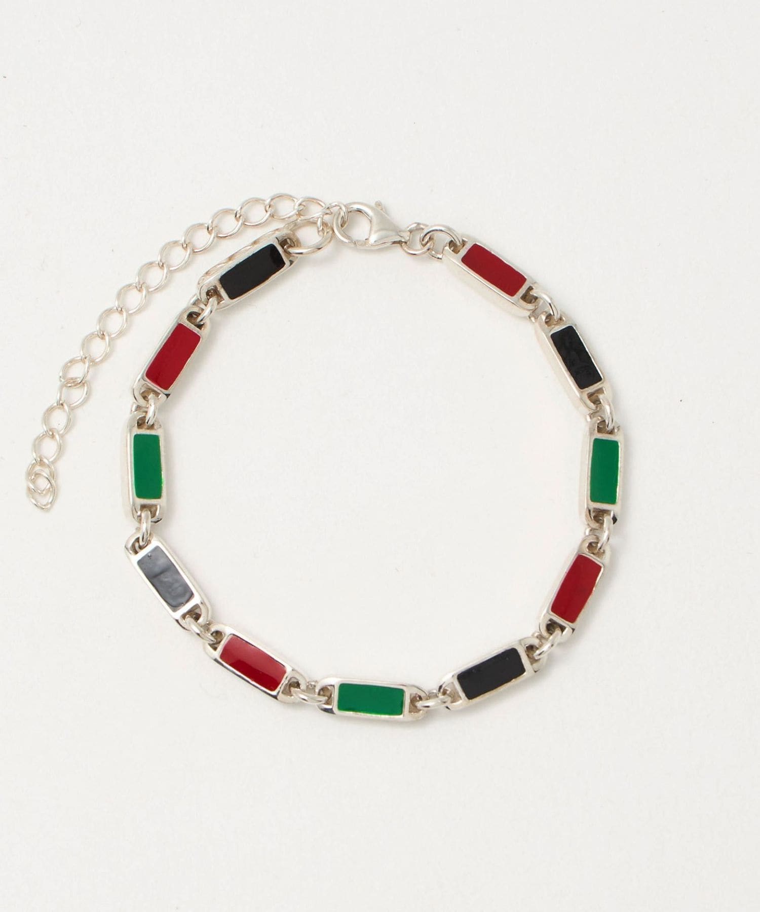 【関税込み】MAPLE シルバー&グリーン Poncho ブレスレット MAPLE> PONCHO BRACELET/ブレスレット