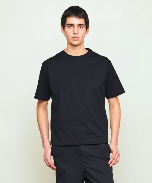 UNITED ARROWS & SONS 半袖シャツ　ブラック　Lサイズ UNITED ARROWS & SONS＞ PLAIN TEE 25SS/Tシャツ