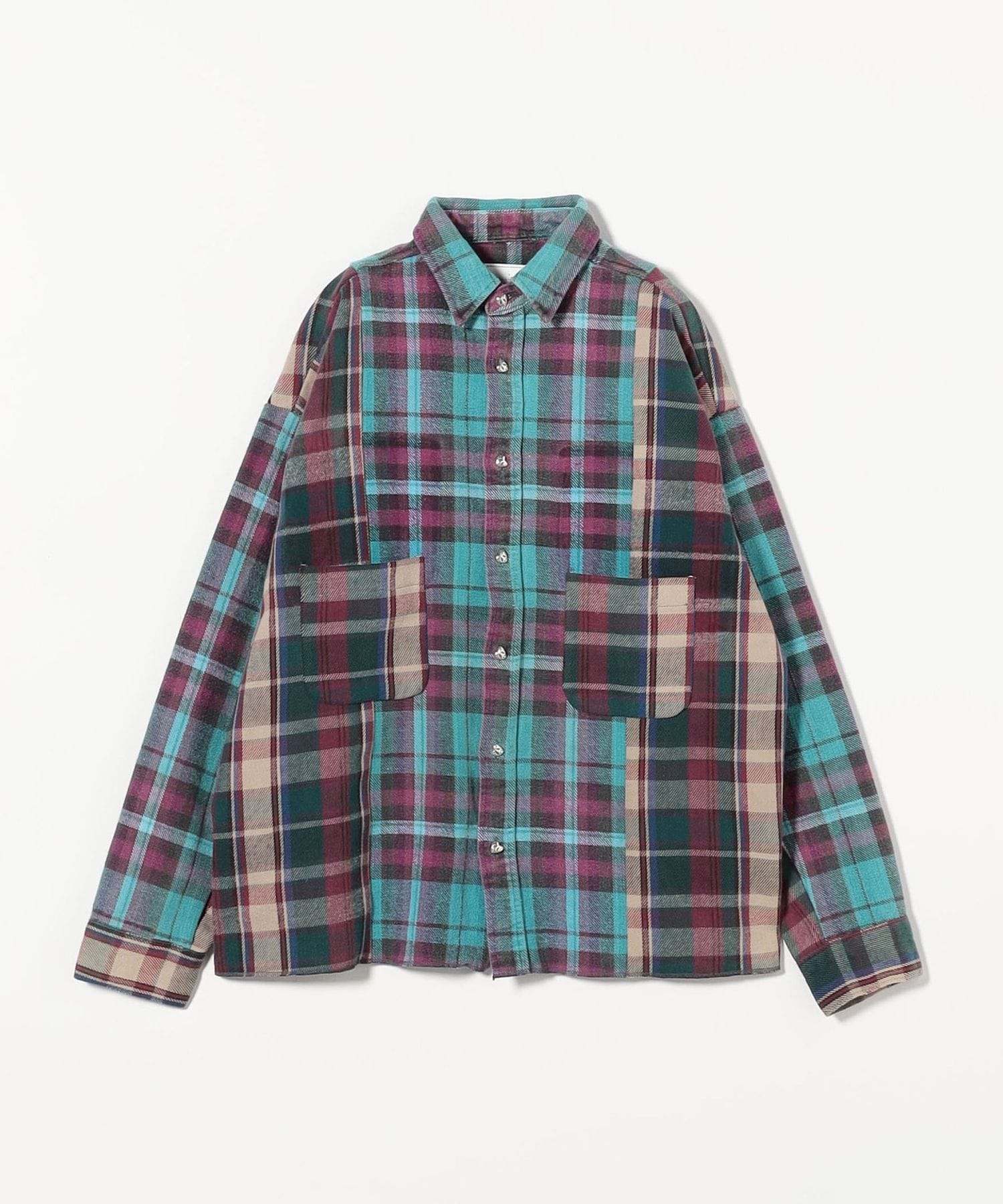 トップス READYMADE FRANNEL SHIRT 5500025S0400_x1_a001.jpg