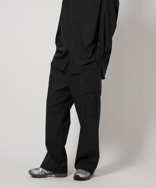 パンツ CARUSO for UNITED ARROWS & SONS TROUSERS UNITED ARROWS & SONS by MASAKI KAWASE＞ W/N TRO WIDE PANTS