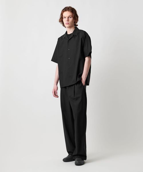 希少UNITED ARROWS GOLF ✖️AddElm半袖シャツ 紺 M 希少UNITED ARROWS GOLF ✖️AddElm半袖シャツ 紺 M