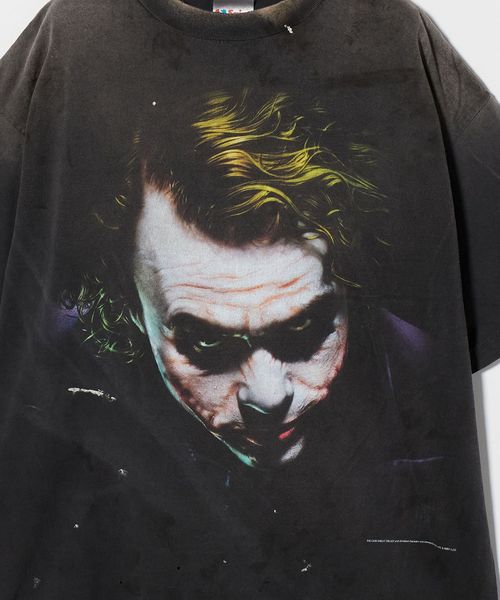 The Dark Knight × SAINT M××××××＞ JOKER TEE/Tシャツ