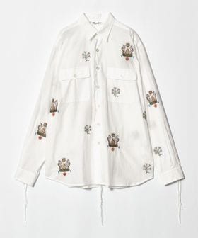 Midorikawa/＜Midorikawa＞ EMB BASIC SHIRT/シャツ/シャツ / ブラウス