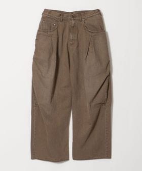 KHOKI/＜KHOKI＞ 3D cutting pants BRN/パンツ/デニムパンツ