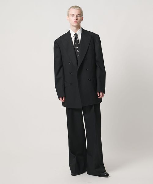 UNITED ARROWS & SONS/＜UNITED ARROWS & SONS by MASATAKA HATTORI＞ BIG 2P TROUSERS/スラックス/セットアップ パンツ